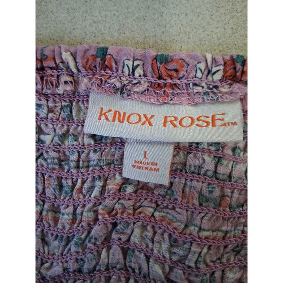 Knox Rose Dress Large Floral Bohemian Maxi Sleeveless Mix Print Festival Tiered - Picture 7 of 12